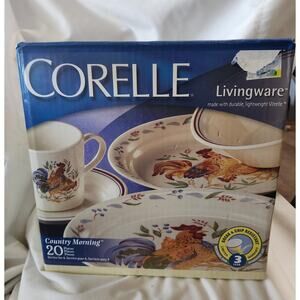 Country Living 20 Piece Corelle Livingware Service For 4 Unopened SH